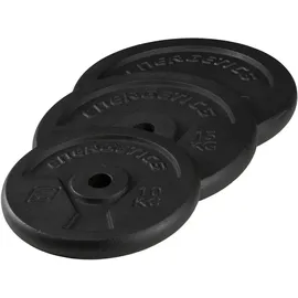 Energetics Hantelscheibe Guss 15 kg schwarz