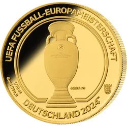 Offizielle Gold EURO Ausgabe zur UEFA Fußball-EM Deutschland 2024TM