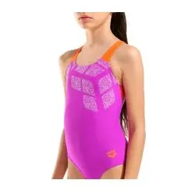 Arena Kikko Badeanzug Orange/Pink 152