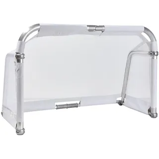 Funtoplay® Faltbares Minifußballtor, 120 x 80 cm - Silber