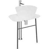 Vitra Waschtischunterbau 68,5 x 49 x 74 cm Weiß Hochglanz