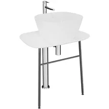 Vitra Waschtischunterbau 68,5 x 49 x 74 cm Weiß Hochglanz