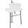 Vitra Waschtischunterbau 68,5 x 49 x 74 cm Weiß Hochglanz