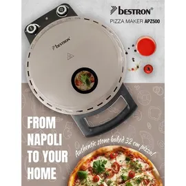 Bestron Pizzaofen Beige