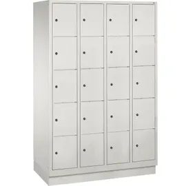 C+P Classic Fächerschrank 180 x 119 x 50 Lichtgrau