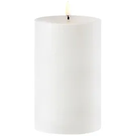 Piffany Uyuni Outdoor LED Stumpenkerze 8,4 x 15 cm weiß