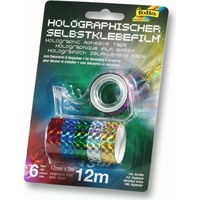 folia Holographischer Selbstklebefilm (12 mm x 2,0 m 6 Stück)