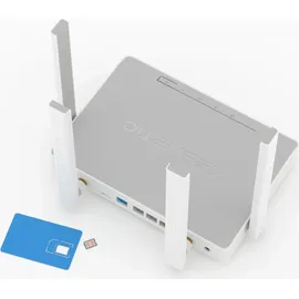 Keenetic Hero 4G+ AX1800 Mesh-WLAN-6-4G+-Modem-Router mit einem 4-Port-Gigabit-Smart-Switch und USB-3.0-Port