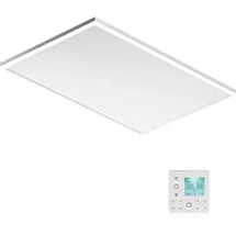 Wiltec Infrarot Deckenheizung 660W 108x63x3,5cm Infrarotheizung LED Heizung mit Thermostat