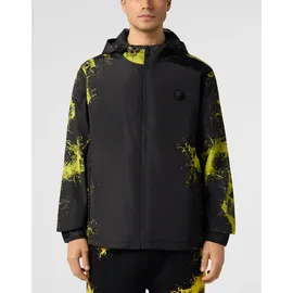 Plein Sport Splash neongelb | schwarz L