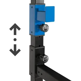 Tectake Power Cage inkl. Latzug blau/schwarz