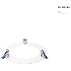 Brumberg Reduzierring zu Einbaudownlight APOLLO MINI, 18x18 cm, Stärke 0,15 cm, mit 3 Befestigungsfedern, weiß BRUM-81144170