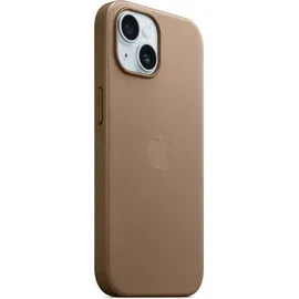 Apple iPhone 15 Feingewebe Case taupe