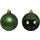 Kaemingk Weihnachtsbaumkugeln Glas 3,5 cm 16 Stück piniengrün