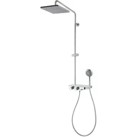 Breuer Aquamaxx 340 Duschsystem mit Thermostat Silber 926400800