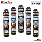 Brunnenschaum 5 x 750ml Bauschaum Montageschaum Pistolenschaum IsolBau