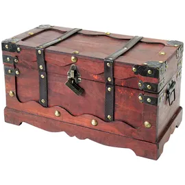 HMF Schatztruhe 40 x 19 x 22 cm 1-tlg. braun
