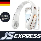 Ergonomischer Nackenventilator mit 3 Geschwindigkeitsstufen und USB-Aufladung