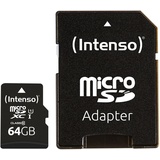 Intenso microSD UHS-I Premium 64 GB + SD-Adapter