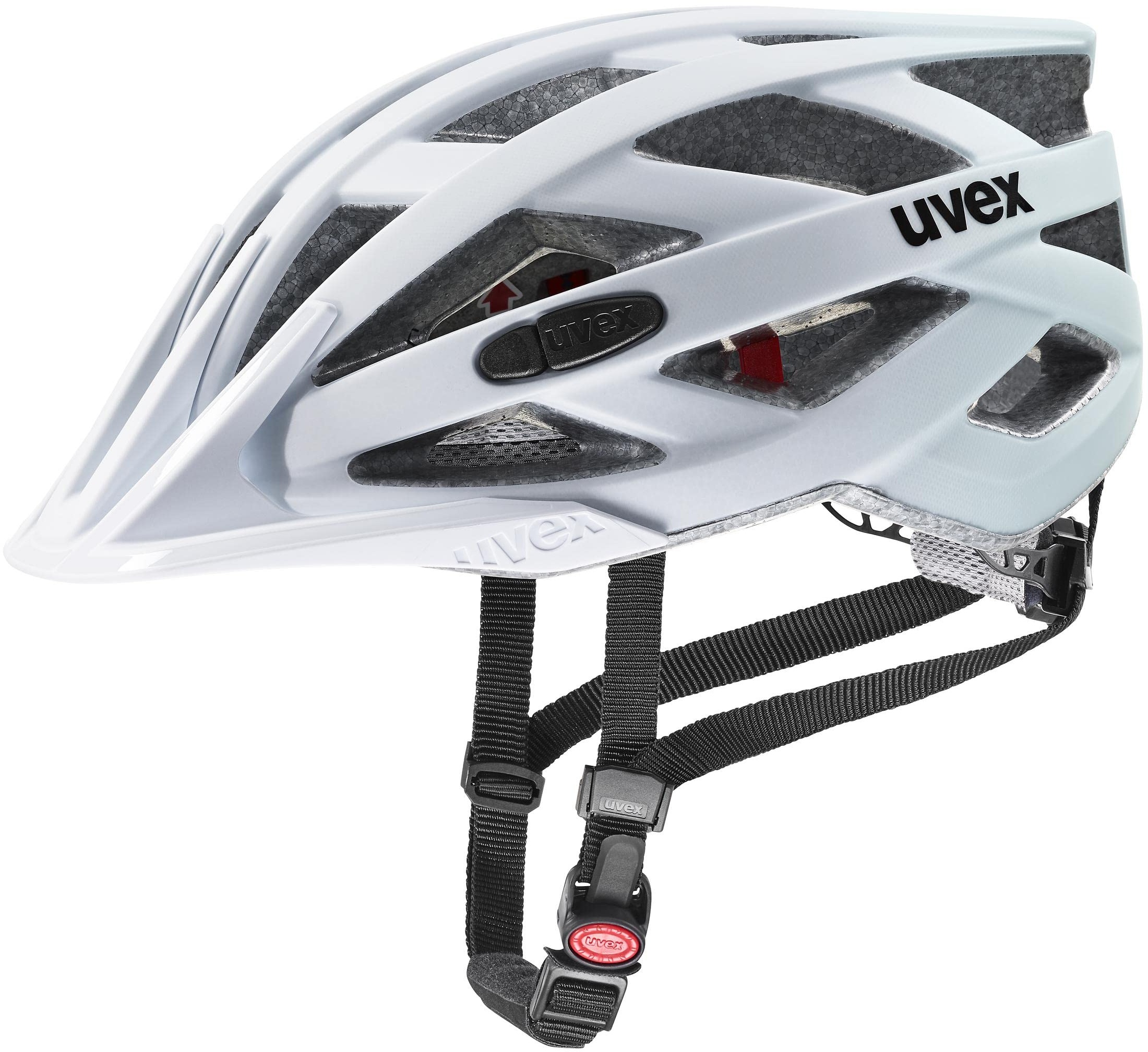 uvex i-vo cc - leichter Allround-Helm für Damen und Herren - individuelle Größenanpassung - erweiterbar mit LED-Licht - white-cloud - 56-60 cm