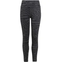 Adidas AEROREADY Allover Print Optime High-Rise 7/8-Tights Mädchen grau