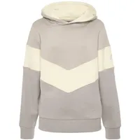 VENICE BEACH Kapuzensweatshirt Colorblock Beige 44/46