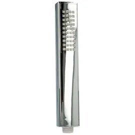 tecuro Design - Stabhandbrause ew-036 mit Antikalkdüsen, 1-strahlig, Kunststoff verchromt - Tecuro
