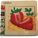 Beleduc 17040 - Lagen - Puzzle Erdbeere