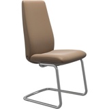 Stressless® Polsterstuhl Laurel, High Back, Größe L, mit Beinen aus Stahl in Chrom glänzend braun