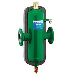 Caleffi DiscalDirt Mikroblasen-Schlammabscheider 546062 DN 65, Stahl-Gehäuse, Flanschanschlüsse, mit Isolierung