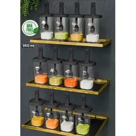 Jungengel Frischhaltedose transparent/weiß 350 ml 12-teiliges Set