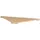 Geramöbel Verbindungsplatte Flex buche, dreieckig 80,0 x 80,0 x 2,5 cm