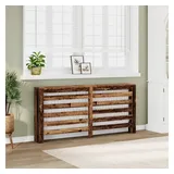 vidaXL Heizkörperverkleidung Altholz-Optik 175x20x82 cm