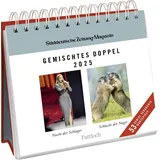 Pattloch Geschenkbuch Postkartenkalender 2025: Gemischtes Doppel: Die kultigen Schüttelreime. Wochenkalender zum Aufstellen, Tischkalender, Spiralbindung & 53 Postkarten zum Heraustrennen