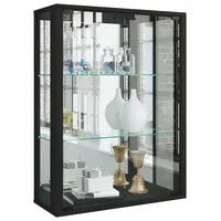MID.YOU Hängevitrine Udina in Schwarz