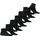 Falke Happy Sneakersocken 6er Pack Schwarz 43-46