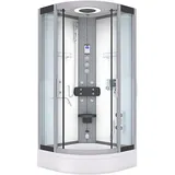 AcquaVapore Dampfdusche Duschkabine Sauna Dusche D58-60T3 100x100 cm ohne 2K Scheiben Versiegelung