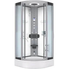 AcquaVapore Dampfdusche Duschkabine Sauna Dusche D58-60T3 100x100 cm ohne 2K Scheiben Versiegelung