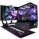 Vibox I-46 Gaming PC Set Komplett • Monitor 22 Zoll • AMD Ryzen 3 3200G 4-Kern • Radeon Vega 8 • 16GB RAM • 500GB SSD • Windows 11 • WLAN