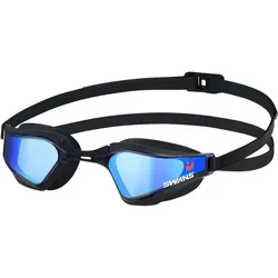 Schwimmen Schwimmbrille Kratzschutz Antifog – SWANS Valkyrie SR-72MIT AB schwarz|blau Einheitsgröße