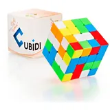 Cubidi 3D-Puzzle Zauberwürfel - Speed-Cube mit optimierten Dreheigenschaften, Puzzleteile, Magic Cube für Anfänger und Fortgeschrittene - Speed-Cubing bunt 4x4