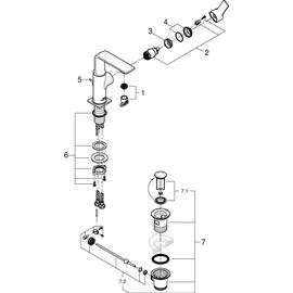 Grohe Allure Einhandmischer Chrom