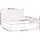 vidaXL Boxspringbett mit Matratze Hellgrau 200x200 cm Samt