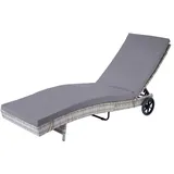 MCW Rollliege 205 x 72 x 91 cm Grau