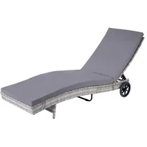 MCW Rollliege 205 x 72 x 91 cm Grau