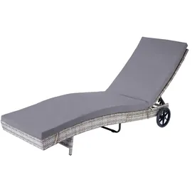 MCW Rollliege 205 x 72 x 91 cm Grau