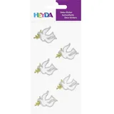 Brunnen Sticker Textil Taube mit Zweig