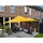 Floracord Polyester Sonnensegel mit Regenschutz Dreieck 360 cm Sonnengelb