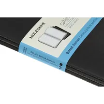 Moleskine Notizheft Cahier 3er Set A5 Punktraster Schwarz