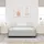 vidaXL Boxspringbett 160 x 200 cm Hellgrau